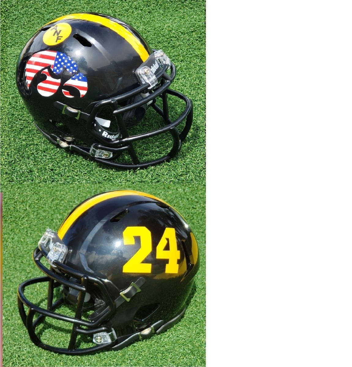 IOWA HAWKEYES 2018 VETERANS DAY NILE KINNICK MEMORIAL FOOTBALL MINI HELMET  | eBay