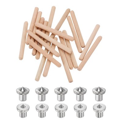 For 200 pieces wooden pins, 5x50mm rods with central transfer plugs