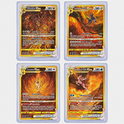 Pokémon TCG Crown Zenith Galarian Gallery VSTAR 4-Card Lot Arceus Dialga