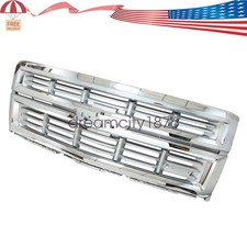 Fits 2014-2015 Chevrolet Silverado 1500 Z71 New Front Bumper Grille Grill Silver