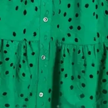 Anne Klein 女式连衣裙 XL 码孔眼刺绣棉 — 第 2/3 张图片