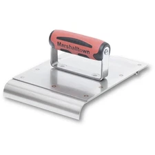 Stainless Steel Safety Step Hand Edger/Concrete Groover, 6 x 8 Inch Blade, 3/...