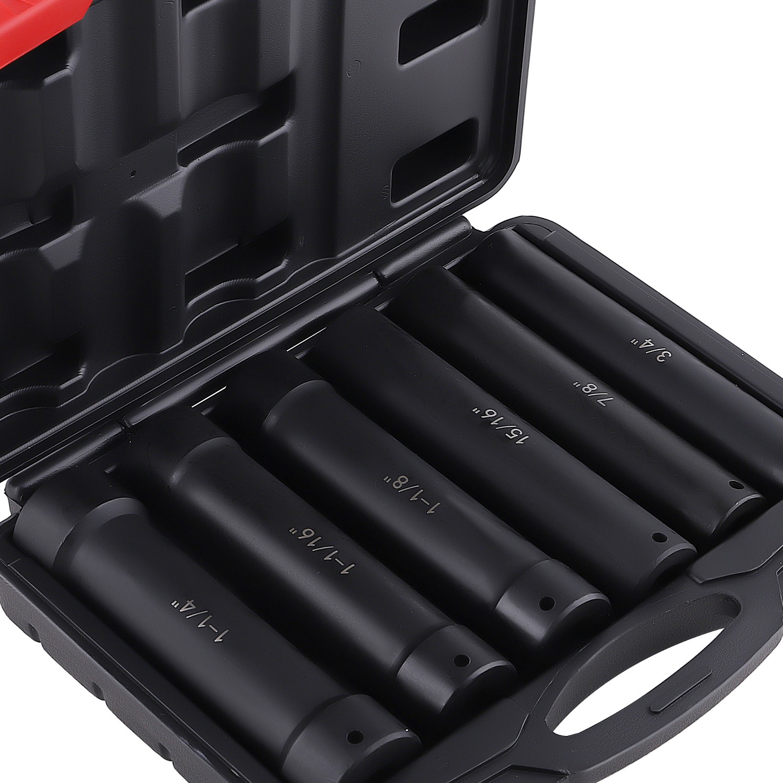 1/2 Inch Drive Extended Length Impact Socket Set 6PCS Extra Deep Socket Set