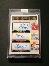 2025 Panini Trifecta Three And Two Auto /10 Pujols Molina Wainwright #tri-stl