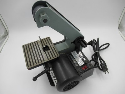  Delta 31-050 1'' Benchtop Belt Sander 1/4 HP 3450 RPM Woodworking Sharpener Test