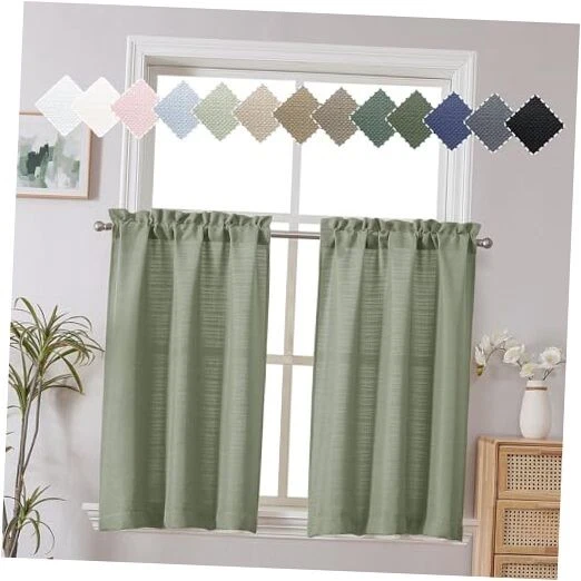 Cortina Avon De Lush Decor - Panel Blanco Con Volantes, 54x84 Pulgadas, Microfibra, Bolsillo Para Barra