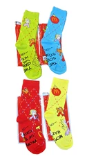 MCDONALDS 2025 THE GRINCH MEAL COMPLETE SET OF 4 SOCKS "NEW"