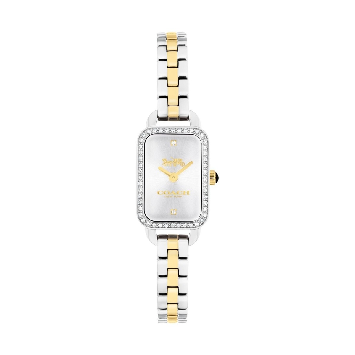 Coach Two-Tone Gold and Silver Crystal Accent Watch Coach Ladies main image 2