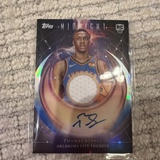 2025-2026 topps midnight Thomas Sorber RPA on card auto patch THUNDER RC