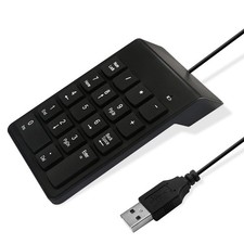 Numeric Keypad for Laptop, 10 Key USB Keypad, Portable Ultra Slim 