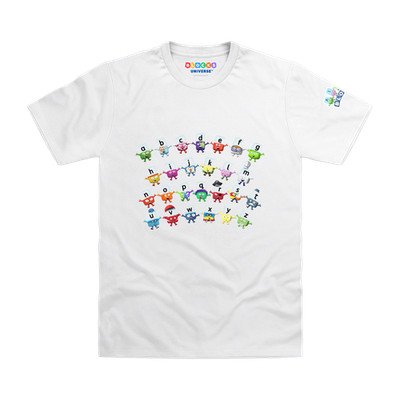 Offiziell lizenziertes Alphablocks A bis Z Kinder T-Shirt