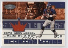 2001 Fleer Hot Prospects Scoring King Jerseys John Elway HOF 0l16