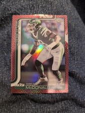 2025 Topps Chrome Leather Football Refractor Will McDonald IV 241