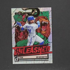 2021 Panini Donruss Bo Bichette Unleashed Vector Parallel #UNL24 Blue Jays