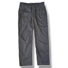Nike Mens 34W 32L Grey Retro Golf Performance Sports Stretch Pant Trousers