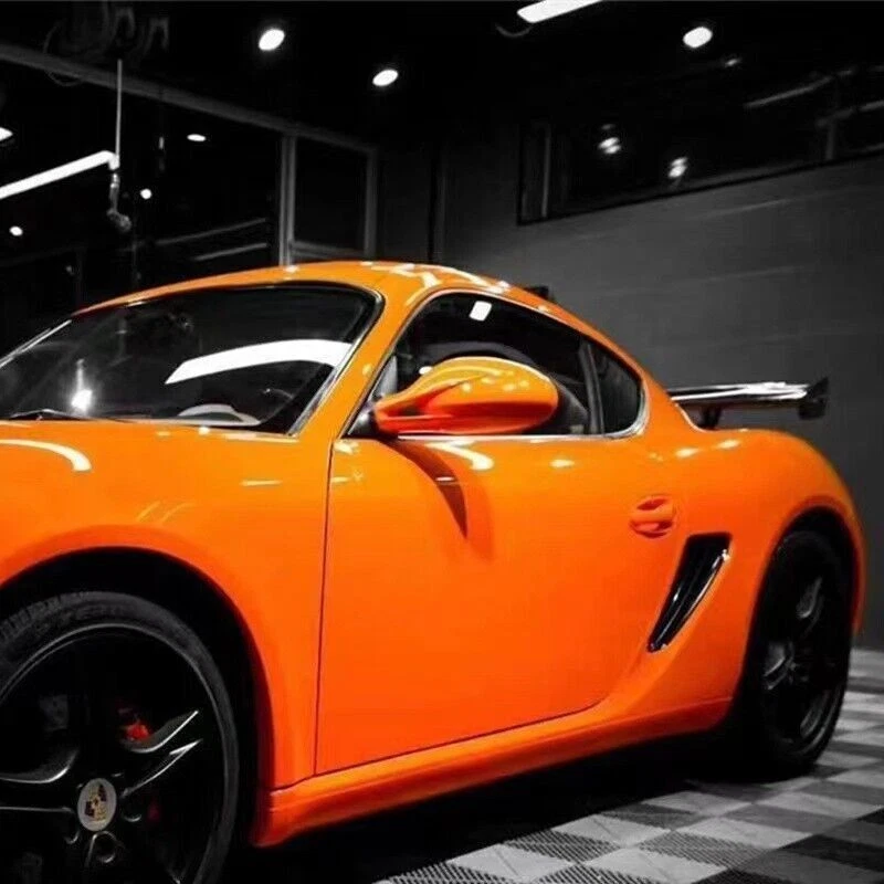 Cubierta de admisión de conducto de aire de ventilación lateral de fibra de carbono para Porsche Cayman S 987 2006-2012 Foto 3 de 4