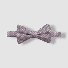 Ryan Seacrest Distinction Men's Pink Sinatra Neat Pre-Tied Silk Bow Tie