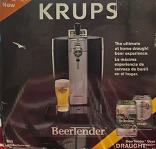 Krups Beertender Model VB5020US B90 Beer Keg Tap Dispenser Cooler Fridge Draught