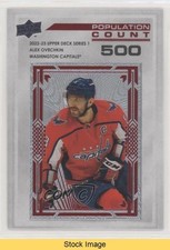 2022-23 Upper Deck Series 1 Population Count 500 /500 Alex Ovechkin #PC-2 READ