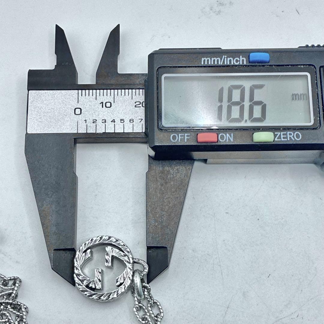 GUCCI Interlocking G Arabesque Large Silver Neckl… - image 7