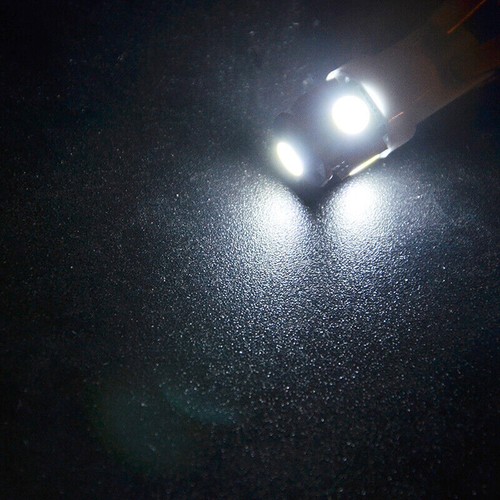 6PCS White T10 Wedge 5050 5SMD LED Dome Map License Interior Light Bulbs + - Picture 2 of 8