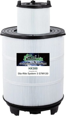 Hanxer HX300-New Pool Filter Cartridge Set  Sta-Rite System 3 S7M120 | 300 Sq.Ft
