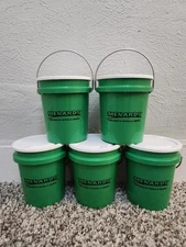 5 Menards Mini Buckets (With LIDS) - Food-Safe Tiny Buckets for storage, decor🪣