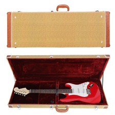 Glarry Hard Case Fits Most Standard 39" Electric Guitars Lockable Christmas Gift