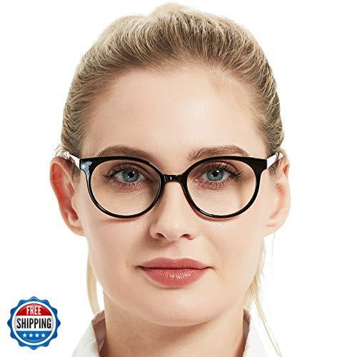 OCCI CHIARI Women Stylish Round Reading Glasses for Reader 00 100 125 150 175 - Imagen 3 de 5