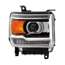 For 2015-2018 GMC Sierra 2500HD/3500HD Halogen w/ LED DRL Passenger Headlight RH