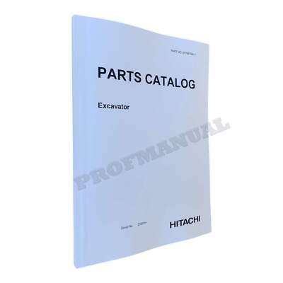 HITACHI ZAXIS ZX330 ZX450 ZX600 ZX800 Excavator Parts catalog