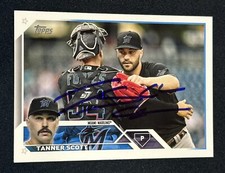 2023 Series 1 One Tanner Scott Signed #18 Dodgers Autographed Auto Card