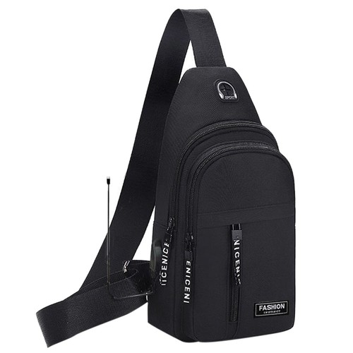 Small Chest Bag Pack Sport Shoulder Sling Cross Body Bag Travel Outdoor Backpack - Picture 3 of 17