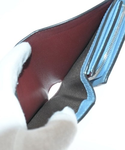 Mulberry Small Continental French Purse Woman’s light blue leather without BOX - Picture 5 of 9