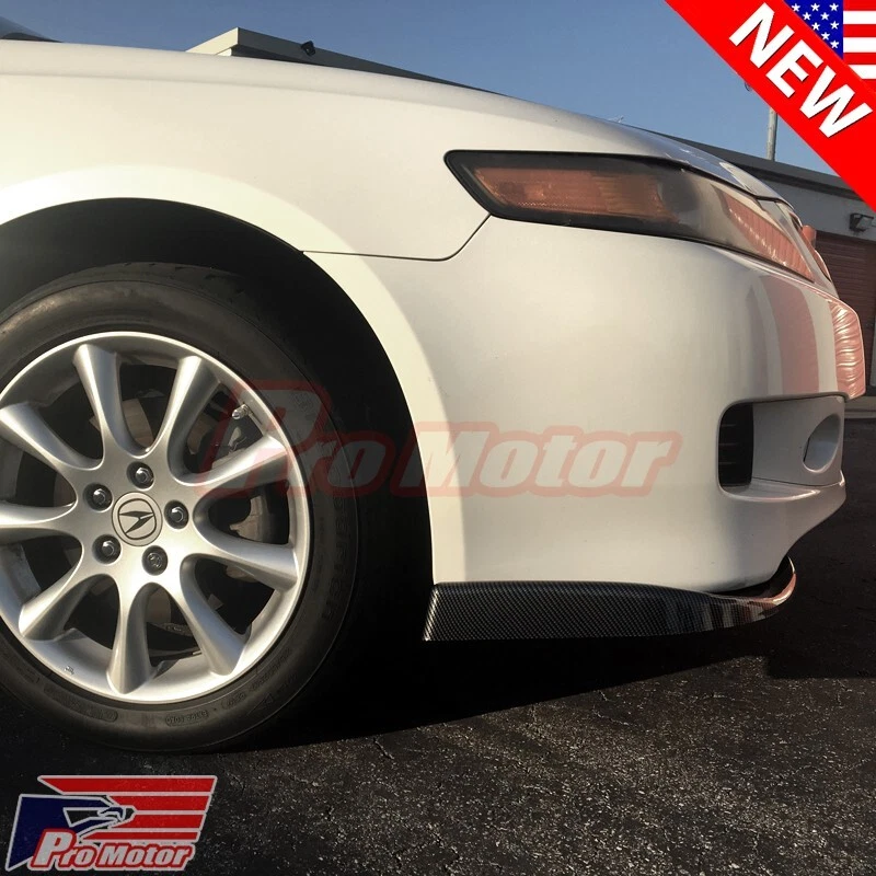 Universal Front Bumper Lip Chin Skirt Spoiler Splitter Canard Diffuser Winglet - Image 4 of 4