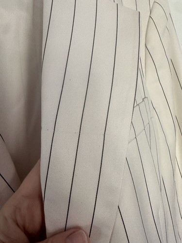 Lauren Ralph Lauren Blazer Jacke 100 % Seide Creme Größe 14 - Bild 10 von 12
