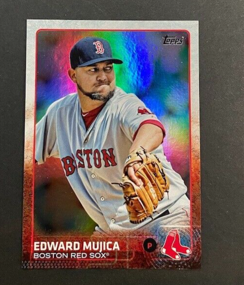 2015 Topps - Edward Mujica #131 Boston Red Sox - Rainbow