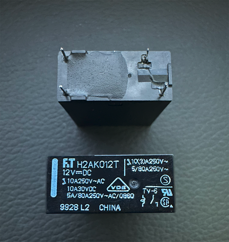 1X FTR-H2AK012T H2AK012T Fujitsu 1 Pole Power Relay 12V DC SPST-NO 10A TV-5 - Picture 3 of 8