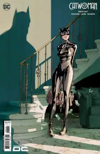 Catwoman #57 Cover B Tirso Cons Card Stock Variant (Batman Catwoman The Gotham W