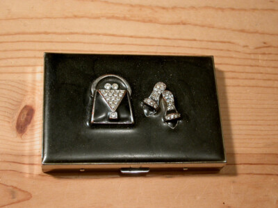 mcm cigarette case old MCM Deco CIGARETTE CASE - Money Holder ** Ladies Jewelled Shoes & Purse  **