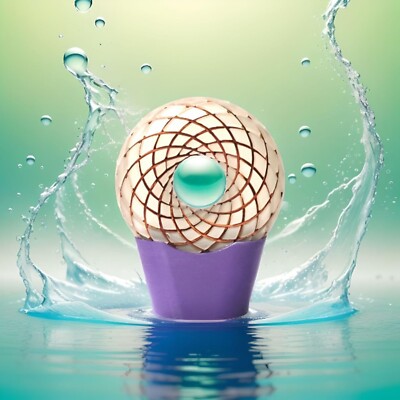 10 cm Abha Torus Vortex Toroidal Wave Orgone Scalar - Torsion Fields Generator
