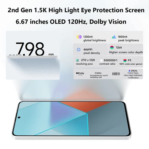 Xiaomi Redmi Note 13 Pro 5G Snapdragon 7s Gen 2 512GB 120Hz 200MP Global ROM - Picture 6 of 16