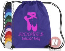 Ballet Chaussure Kit Sac Cordon Gym Pe École Danse Ballerine Danseuse Danse