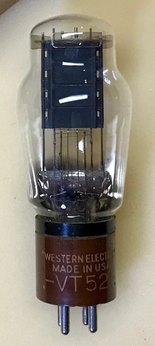 真空管　VT52他 VT52という真空管ふたたび．．．RAYTHEONの4ピラーとNATIONAL UNION