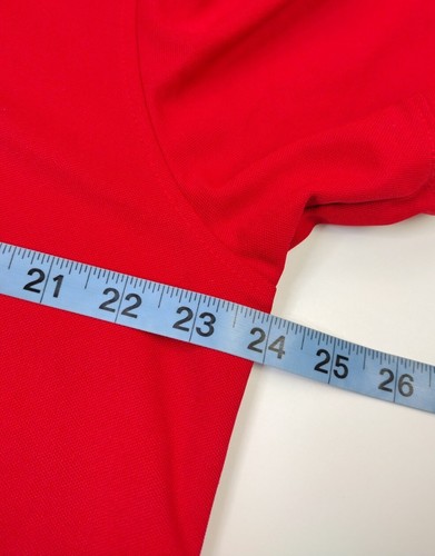 Chick-Fil-A Oobe Men's XL Red Employee Uniform Work Short Sleeve Polo Shirt - 第 8/8 張圖片