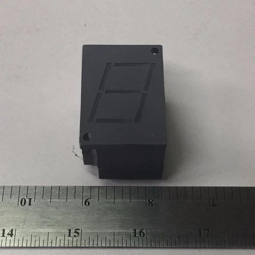Dialight 710-0300-025 Digital Number Indicator/Light, Solder Mount 7-SEGMENT LED