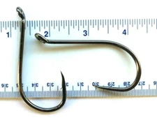 50 GT 8299 2X strength Black Chrome Octopus Fish Hooks size 10/0 - 50 hooks