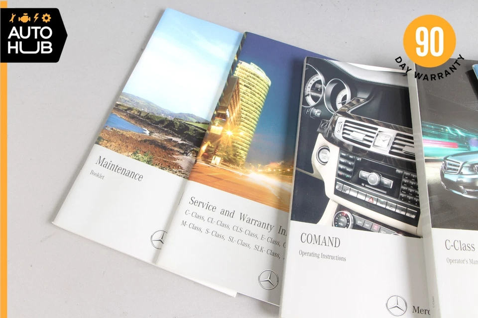 Mercedes-Benz W204 C250 2013 manual del propietario conjunto de libro OEM Foto 2 de 4