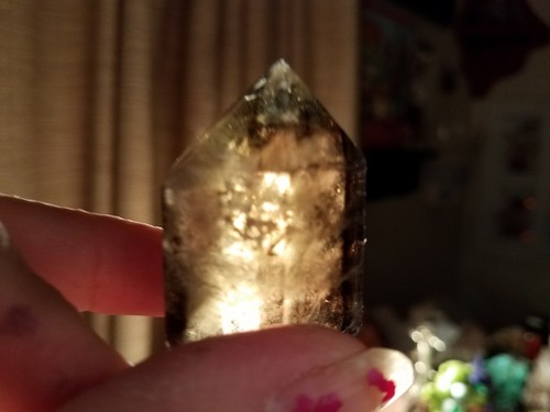Smoky Double Termination Quartz Crystal Generator Phantom w/ veils Generator #3 - Picture 12 of 12