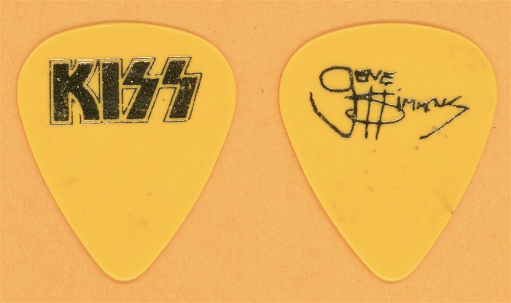 KISS Gene Simmons Vintage Guitar Pick - 1985 Asylum Tour